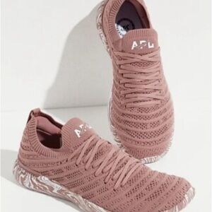 APL Beachwood/White/Marble Techloom Wave Hybrid Running Shoes 9.5